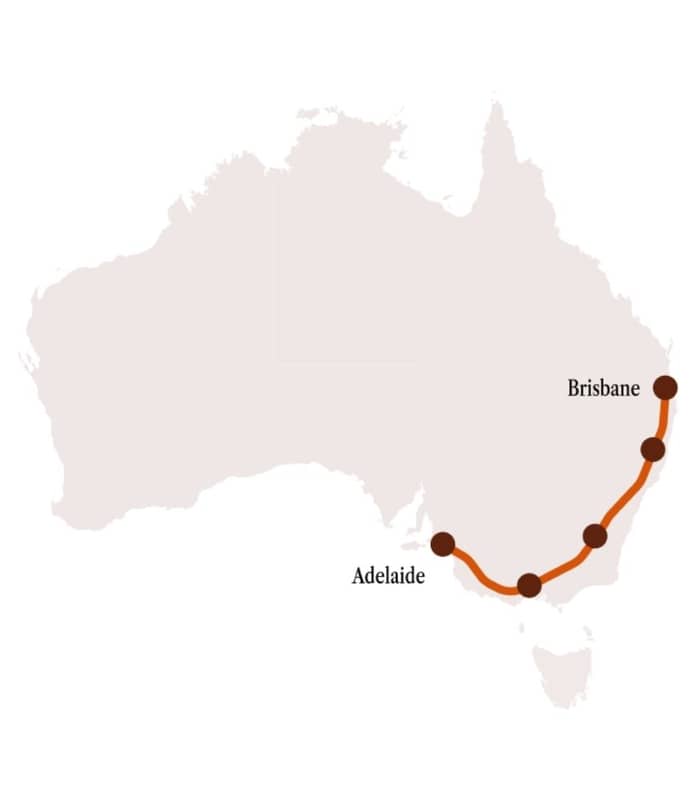 Map of Great Southern